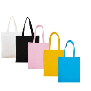 全销售定制可重复使用棉帆布购物袋，带口袋和拉链，带标志