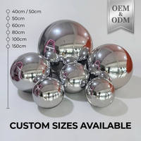 Boule miroir gonflable sur mesure, prix usine, sphère réfléchissante argentée, ballon disco suspendu pour la décoration de centres commerciaux et d'expositions