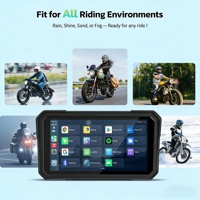 Pantalla Inteligente para Motocicleta 2026, Pantalla Táctil de 6 Pulgadas, Navegador GPS, CarPlay Inalámbrico, Android Auto, IP67 Impermeable, Moto Carplay OEM