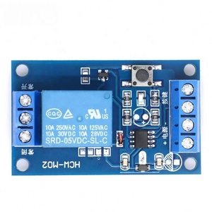 Relay Module 5V 12V Single Button Bistable Module One Key Car Modification Start-Stop Self Locking Car Modification <b>Switch</b> - Product Image 4