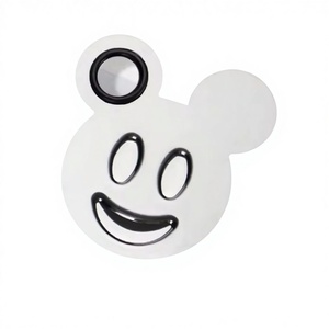 Palette de maquillage en acier inoxydable en forme de Mickey, modèle 2026, très populaire, plateau de mélange cosmétique mignon avec spatule - Product Image 2