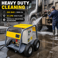 Nettoyeur haute pression industriel 5,5 kW électrique pour le lavage des camions lourds, des flottes de bus et le dégraissage des équipements