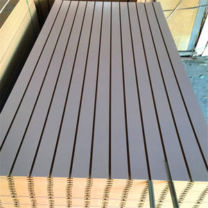 ألواح خشب Slatwall من الميلامين الأبيض السميك 18 forthed ألواح خشب <span class=keywords><strong>Mdf</strong></span> رخيصة من الميلامين - Product Image 5