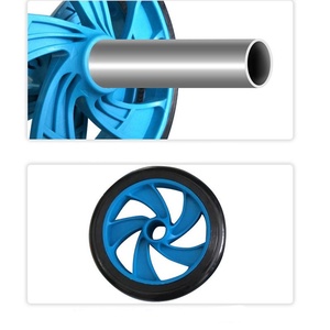 High Quality PVC Abdominal Wheel Roller Gym Equipment <strong>Tummy</strong> Slim <strong>Exercise</strong> Wheel for Home Use Men and Women - Product Image 4