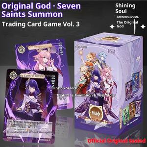 Véritable Genshin Impact Battle <span class=keywords><strong>Card</strong></span> Phase III Phase II Supplément Package Cartoon Peripheral <span class=keywords><strong>Card</strong></span> Battle - Product Image 2