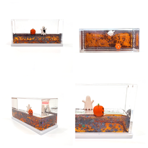 ของตกแต่งอะคริลิคแบบเหลวสำหรับตั้งโต๊ะ ของขวัญคลายเครียด ของตกแต่งบ้านธีมทะเล ธีมฮาโลวีน ของตกแต่งแบบของเหลวเคลื่อนไหวได้ ผลิตแบบ OEM มากว่า 25 ปี - Product Image 3