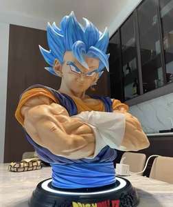 Escultura de Vegeta de Dragon Ball, Personaje de Acción, Busto de Anime de Vegeta, Busto de Goku para Decoración del Hogar - Product Image 2