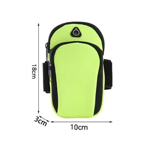 Monedero Bandolera de Moda con 2 Cremalleras Nueva Tendencia Bolsa Impermeable de Neopreno para Teléfono Móvil Brazalete <span class=keywords><strong>Pequeño</strong></span> para Correr y Ciclismo - Product Image 6