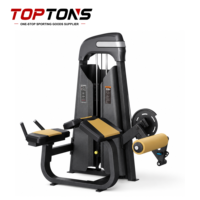 Machine professionnelle TOPTONS pour les curls des jambes, équipement de fitness commercial à charge par poulie pour la musculation des jambes en salle de sport