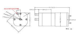 Máy bơm khí nén mini, bơm tăng áp nhỏ gọn, nhà sản xuất DC 3.7V/ 6V/ 12V/ 24V - Product Image 5