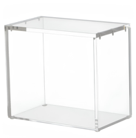 Boîte de présentation en acrylique avec couvercle magnétique et protection UV pour cartes One Piece OP01, OP03, OP11, OP09 - Boîte blanche