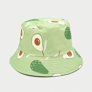 Chapeau Bob Unisexe Nouveauté Imprimé Fruits Printemps-Été Décontracté Tendance Protection Solaire pour Voyage Cyclisme Pêche Vente en Gros - Product Image 6