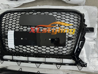 XLstyling Car Auto Upgrade to RS3 RS4 RS5 RS6 RS7 calandre en nid d'abeille pour Audi A3 8P 8V A4 B8 B8.5 B9 A5 A6 C7 A7 grill