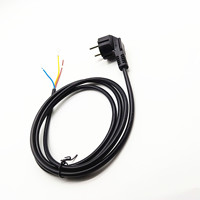 Nouvelle arrivée ac rallonges d'alimentation en fer plat 2 noyaux 3 noyaux PVC isolation EU fil électrique