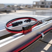 Câble d'extension en Y 12AWG pour panneau solaire, idéal pour générateur solaire et station d'alimentation