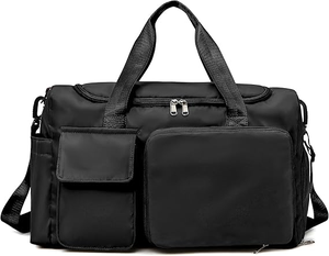 Bolsa de Ginástica Dobrável em Promoção para Homens e Mulheres com Compartimento para Sapatos e Compartimento Úmido/Seco, Bolsas de Viagem - Product Image 1