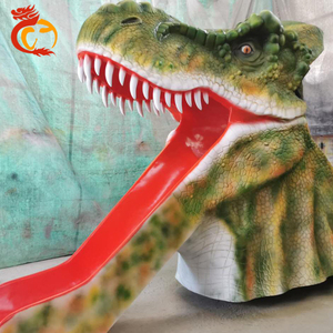 De parque temático de fibra de vidrio dinosaurio niños de diapositivas para la venta - Product Image 4