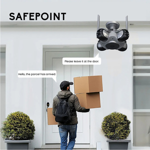 Regis Kamera <span class=keywords><strong>CCTV</strong></span> IP WiFi 4K 8MP, kamera <span class=keywords><strong>CCTV</strong></span> 360 derajat deteksi manusia App putar empat lensa nirkabel keamanan jaringan Audio Cloud dua arah - Product Image 6