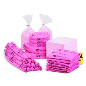 NUEVO PIG - KITR303 Kit antiderrames de recarga en caja de almacenamiento de alta visibilidad-EAN 036226007899 SPILL RESPONSE - Product Image 1