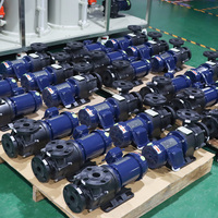 Pompe centrifuge chimique magnétique en plastique résistant aux acides et aux alcalis, pompe de dosage pour hypochlorite et acide sulfurique