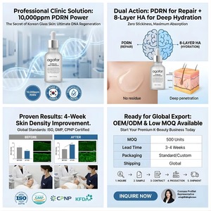 PDRN แซลมอนดีเอ็นเอ 100% บริสุทธิ์ 10000ppm ไฮยาลูรอนิค แอซิด ลดเลือนริ้วรอย กระชับรูขุมขน ผิวขาวกระจ่างใส ชุ่มชื้น เซรั่มบำรุงผิวหน้า 30 มล. PDRN - Product Image 5