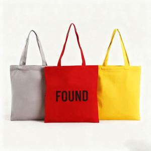 Custom Printed Logo Canvas Tote Shopping <b>Bag</b> Comfortable Shoulder Tote for Everyday Use - Product Image 1