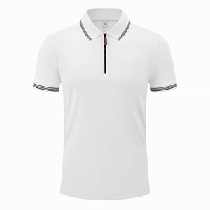 Polo de Algodón Piqué para Hombre, 210g, Verano, Casual de Negocios, Manga Corta, Cuello Camisero, Color Ámbar, Marrón, Borgoña, Champán, Blanco, Azul Rey - Product Image 3