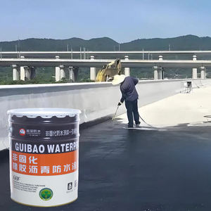 Revêtement d'étanchéité noir en bitume liquide caoutchouté non durcissant pour toitures en béton, format bulles, pour carrelage extérieur et salle de bain - Product Image 2