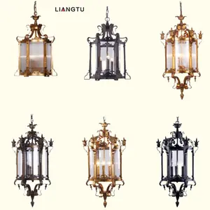 Factory wholesale price roman style glass shades decorative lighting chandeliers ceiling lights landscape lights