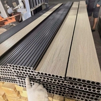 Planche de terrasse composite co-extrudée pour extérieur, design WPC pour terrasse et jardin