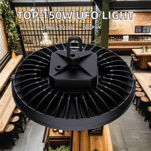 LED UFO için 100W-300W tavan lambası 165LM/W alüminyum Warehouse güç depo endüstriyel garajlar için ayarlanabilir atölyeler IP65 PC - Product Image 3
