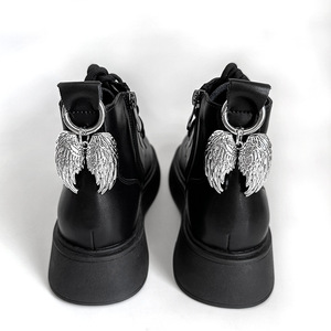 All'ingrosso Punk <span class=keywords><strong>Angel</strong></span> <span class=keywords><strong>Wings</strong></span> in metallo fibbia per scarpe Cool grandi ali staccabili Martin fibbia charm scarpe accessori - Product Image 2