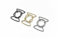 Boucle d'interverrouillage en métal personnalisée de 2 pouces, boucle de fermeture avant dorée de 50 mm pour ceinture - Acheter une boucle de ceinture à interverrouillage de 2 pouces, placage Fro