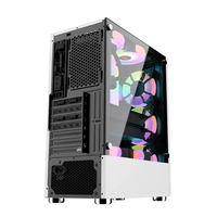 Boîtier PC ATX USB3.0 Tour de jeu en alliage d'aluminium compatible avec le verre trempé Boîtier PC de jeu en stock