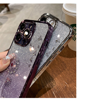 Pissenlit Strass Bijoux Couverture Souple Femme Fille Paillettes Téléphone étui pour iphone 15 14 Pro Max Plus 11 13 12 Cas X XS Max Xr
