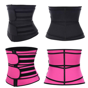 Soutien de <span class=keywords><strong>la</strong></span> taille <span class=keywords><strong>abdominale</strong></span> en néoprène réglable et respirant pour femmes avec double sangles - Product Image 4