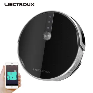 LIECTROUX C30B oem Điện Nước Điều Khiển App Kiểm Soát Bản Đồ Định Vị Chân Không Thông Minh Robot Cleaner Đối Với Trang Chủ Tầng Thảm