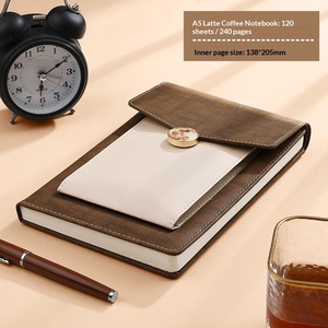 Ensemble cadeau de carnet de notes mobile personnalisé avec logo, journal avec compartiment pour <span class=keywords><strong>téléphone</strong></span> pour événements d'entreprise et cadeaux d'affaires - Product Image 2