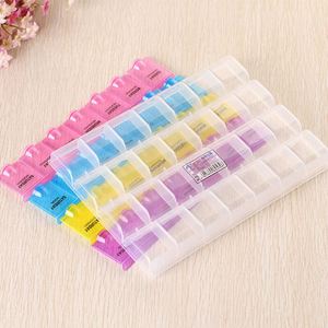 Promotion Exceptionnelle : Boîte à Pilules Mensuelle Rectangulaire Classique en Plastique PP Coloré Grande Capacité Personnalisable - Product Image 4