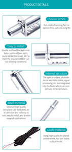 Aice <span class=keywords><strong>Tech</strong></span> ABSD-01B Industrielles Infrarot-Thermometer Temperatursensor mit IP65-Schutzklasse 4-20mA Kommunikation Ohne Display - Product Image 3