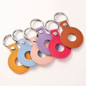 High Quality Colorful Blank Keychain PU <b>Key</b> <b>Ring</b> Customizable Pu Leather <b>Car</b> <b>Key</b> Chain - Product Image 2