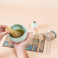 Accessoires Matcha Personnalisés : Fouet en Céramique, Support pour Fouet, Chasen, Ensemble Matcha, Cuillère, Bol à Matcha, Kit Fouet Matcha