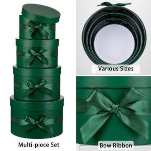 Elegante scatola di cartone di alta qualità materiale riciclato imballaggio portatile con nastro <span class=keywords><strong>regali</strong></span> contenitori di stoccaggio decorativi - Product Image 4