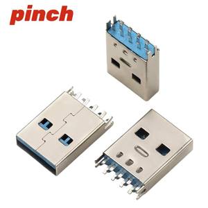 Conector USB Tipo A de 4 Pines, Terminal de Soldadura, Montaje Superficial, Clasificación de Corriente de 2A 5A para Proyectos Electrónicos - Product Image 4