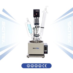Reactor <span class=keywords><strong>de</strong></span> <span class=keywords><strong>Vidrio</strong></span> Encamisado <span class=keywords><strong>de</strong></span> Una Sola Capa SCITEK <span class=keywords><strong>de</strong></span> 1L, 0-800 rpm/min, Regulación Electrónica <span class=keywords><strong>de</strong></span> Velocidad Continua, Temperatura Pantalla Digital <span class=keywords><strong>para</strong></span> <span class=keywords><strong>Laboratorio</strong></span> - Product Image 2