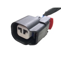 Conector Impermeable Genuino 334710206 de 2 Vías con CPA Rojo para Molex Ford F150 Raptor, Carcasa Sellada de 2 Pines