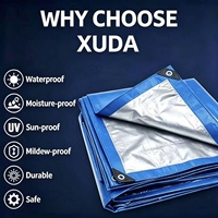 Bâche non tissée enduite de PE de qualité supérieure XUDA, légère, imperméable, pour auvent de caravane, découpe sur mesure, vente en gros Chine