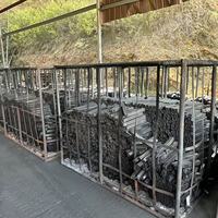 Charbon de bois noir YIWAN Xiamen pour barbecue, 7600 calories, emballé en bouteilles et en boîtes