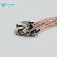 Adaptateur de câble RF RG316 TS9/CRC9 - Femelle vers TS9 Mâle pour routeur 4G LTE, antenne mini PCB avec 0,81 m VSWR 1,5 DC-6GHz