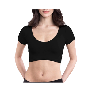 Camiseta Interior Corta para Mujer, 95% Modal, 5% Elastano, Ultra Suave, Ligera, Estilo Vintage, Transpirable, para Verano - Product Image 4